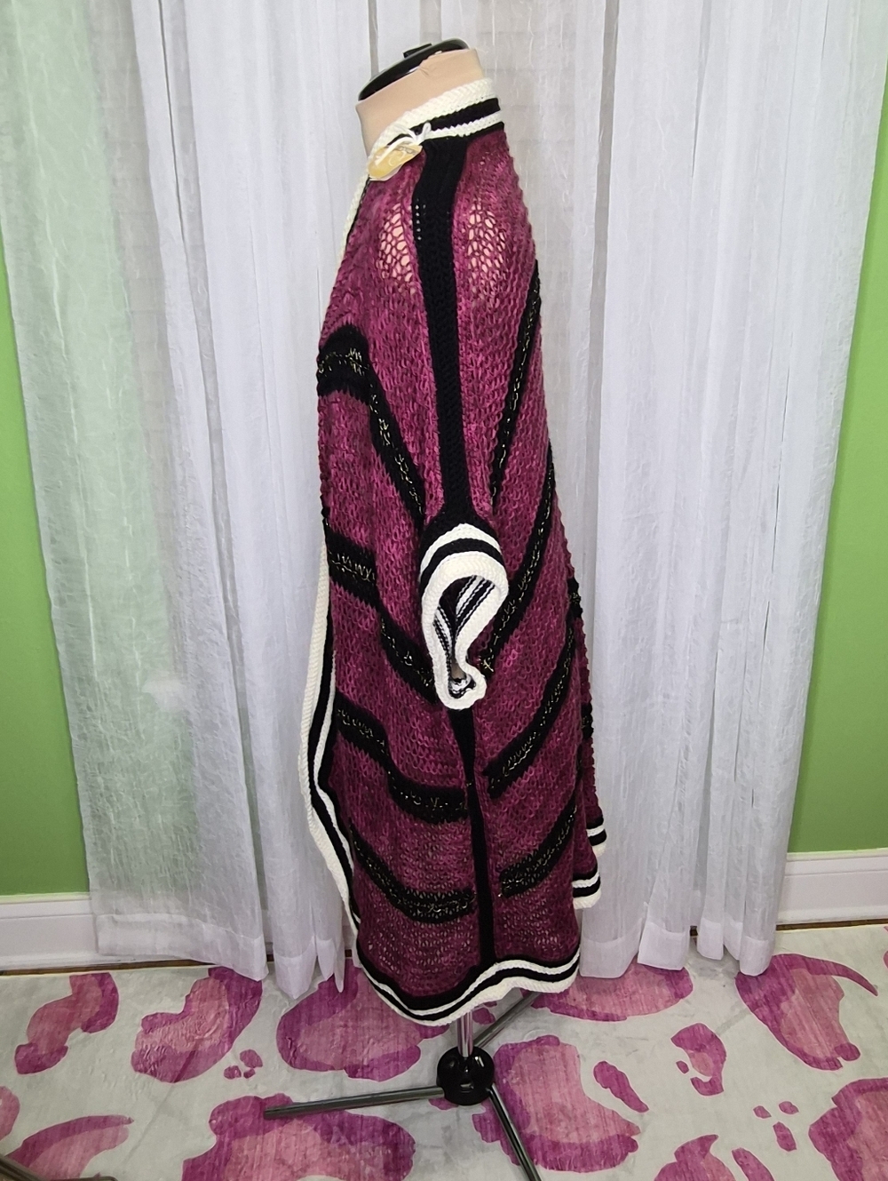 Hand-Crocheted Knit Duster - Picture 5 of 8